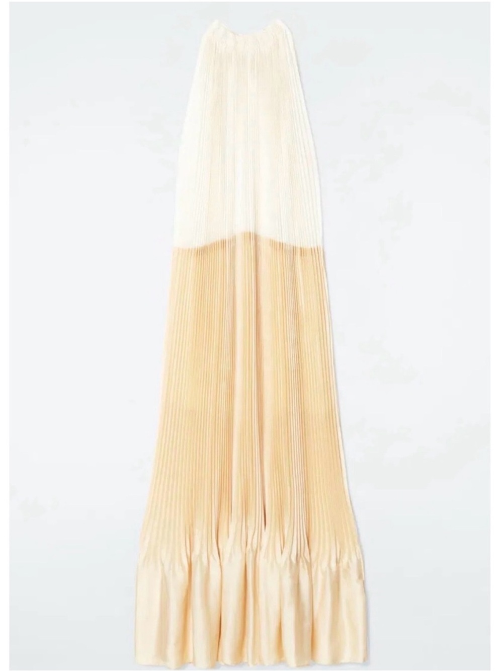 COS Plisse Two-Tone Maxi Dress